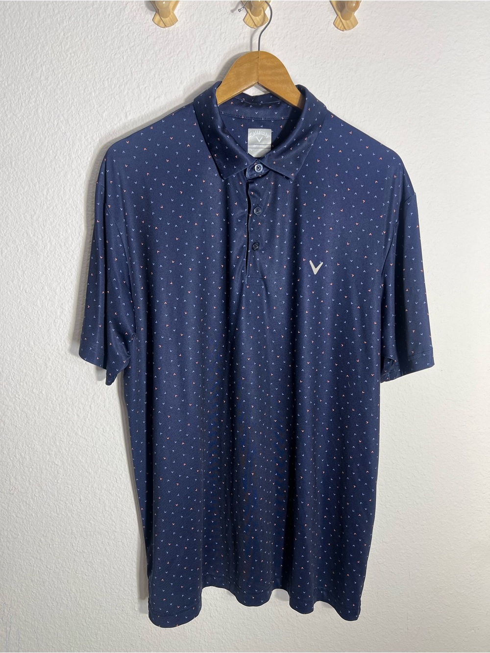 CALLAWAY • Opti-Dri Men’s Performance Golf Polo Shirt in navy